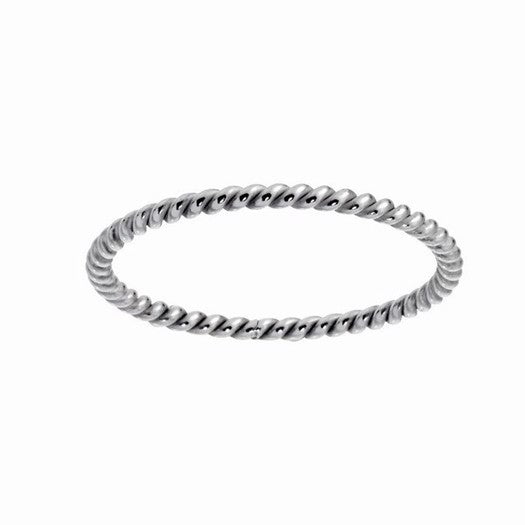 Match me up52 rillet sølvring fra Nordahl Jewellery